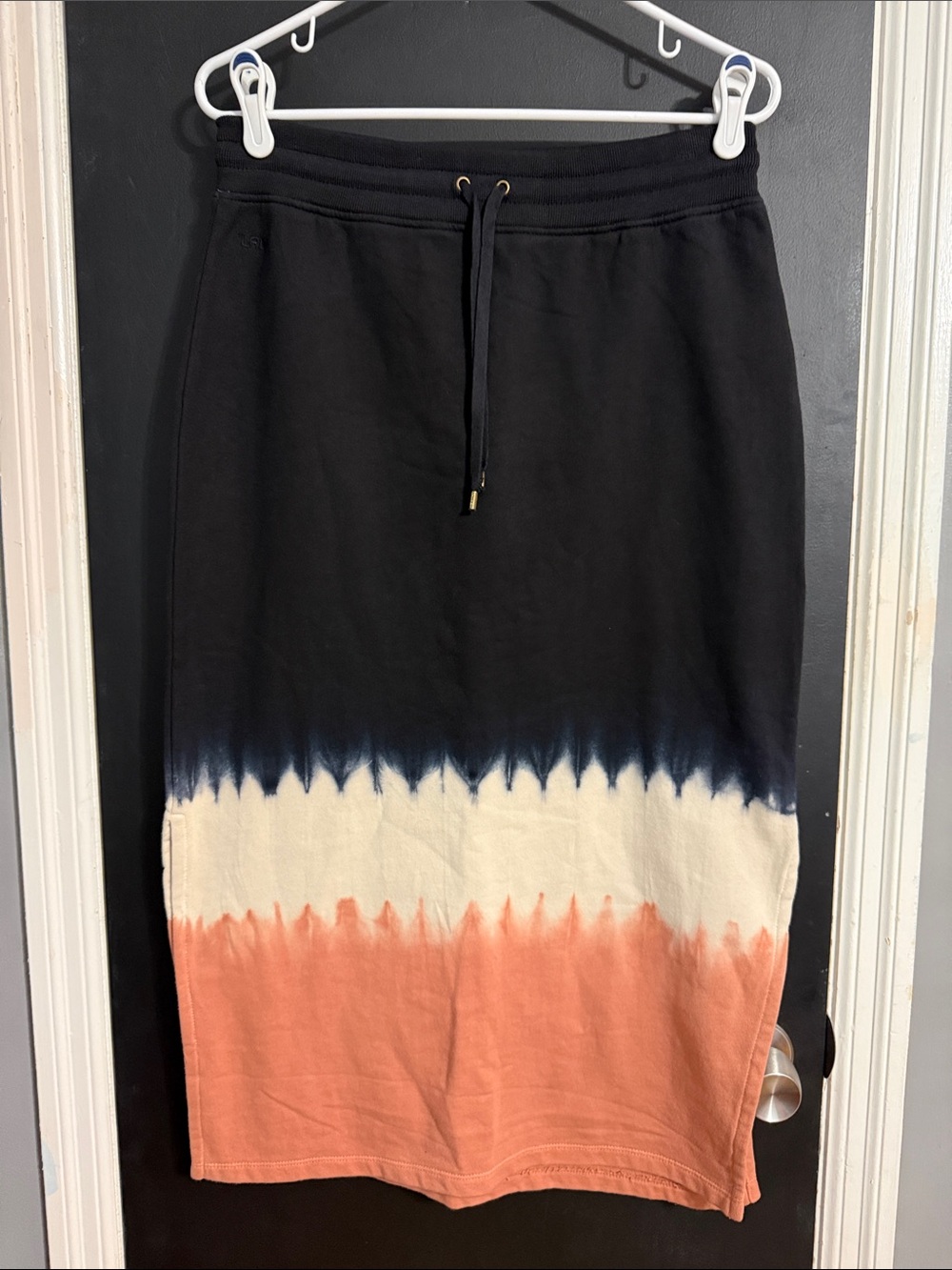 LAUREN Ralph Lauren Toe Dye Casual Athletic Midi Skirt Size: L Length: 32”